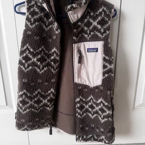 Patagonia women’s retro x Vest - Brown and Cream